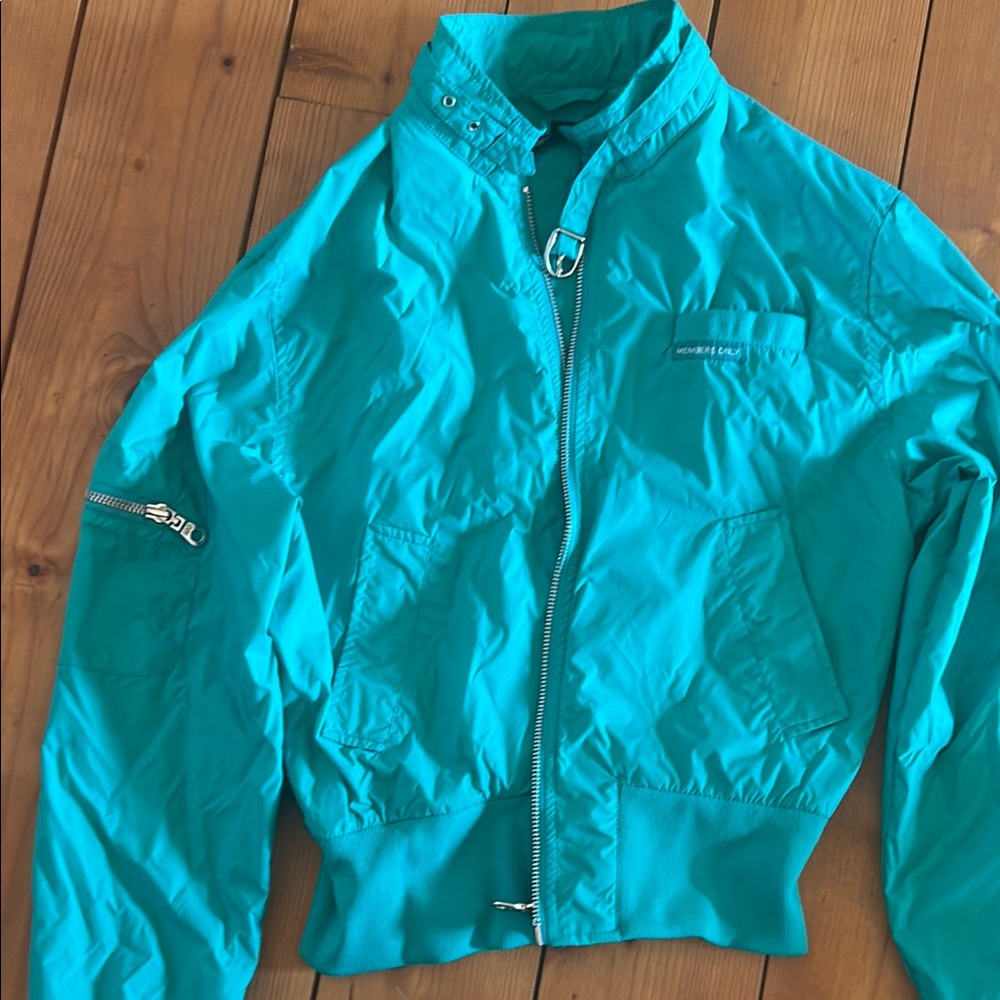 Members Only Teal Jacket